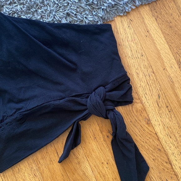 Free People Carmen Black One Shoulder Top Size Small - Picture 3 of 16